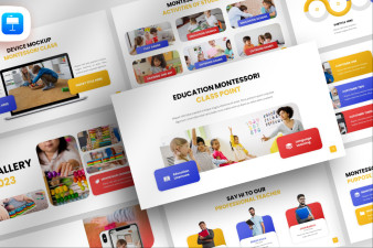 Professional Montessori Class Keynote Template